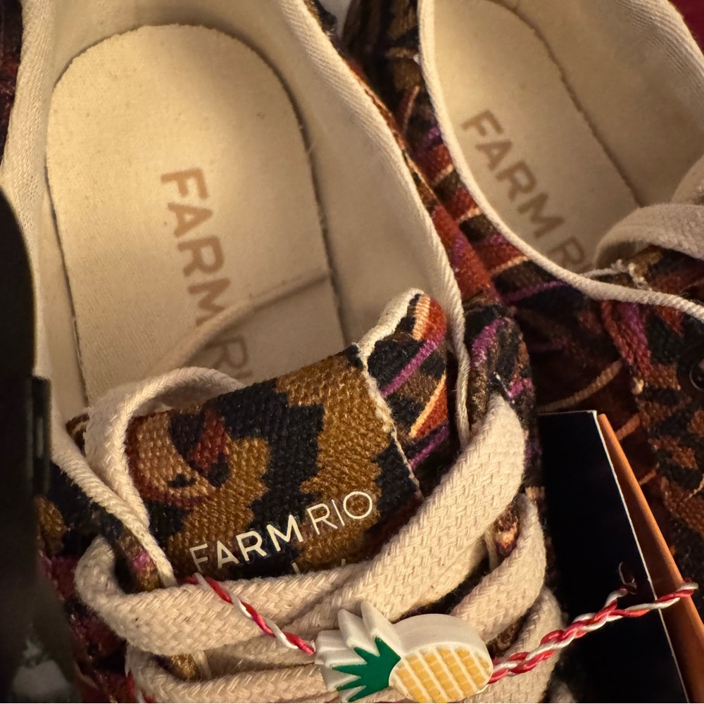 FARM Rio Multicolor Patterned Platform Sneakers - Picture 7 of 11
